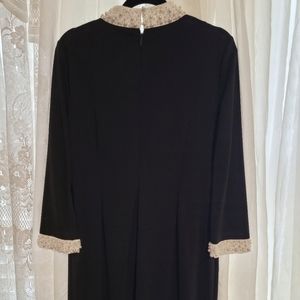 Karl Lagerfeld pearl mock neck dress